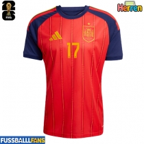 Spanien Nico Williams #17 Heimtrikot WM 2026 Kurzarm